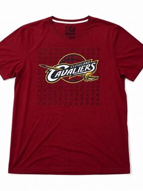 LeBron James Cleveland Cavaliers NBA Red Graphic Tee Shirt XXL Cavs #23